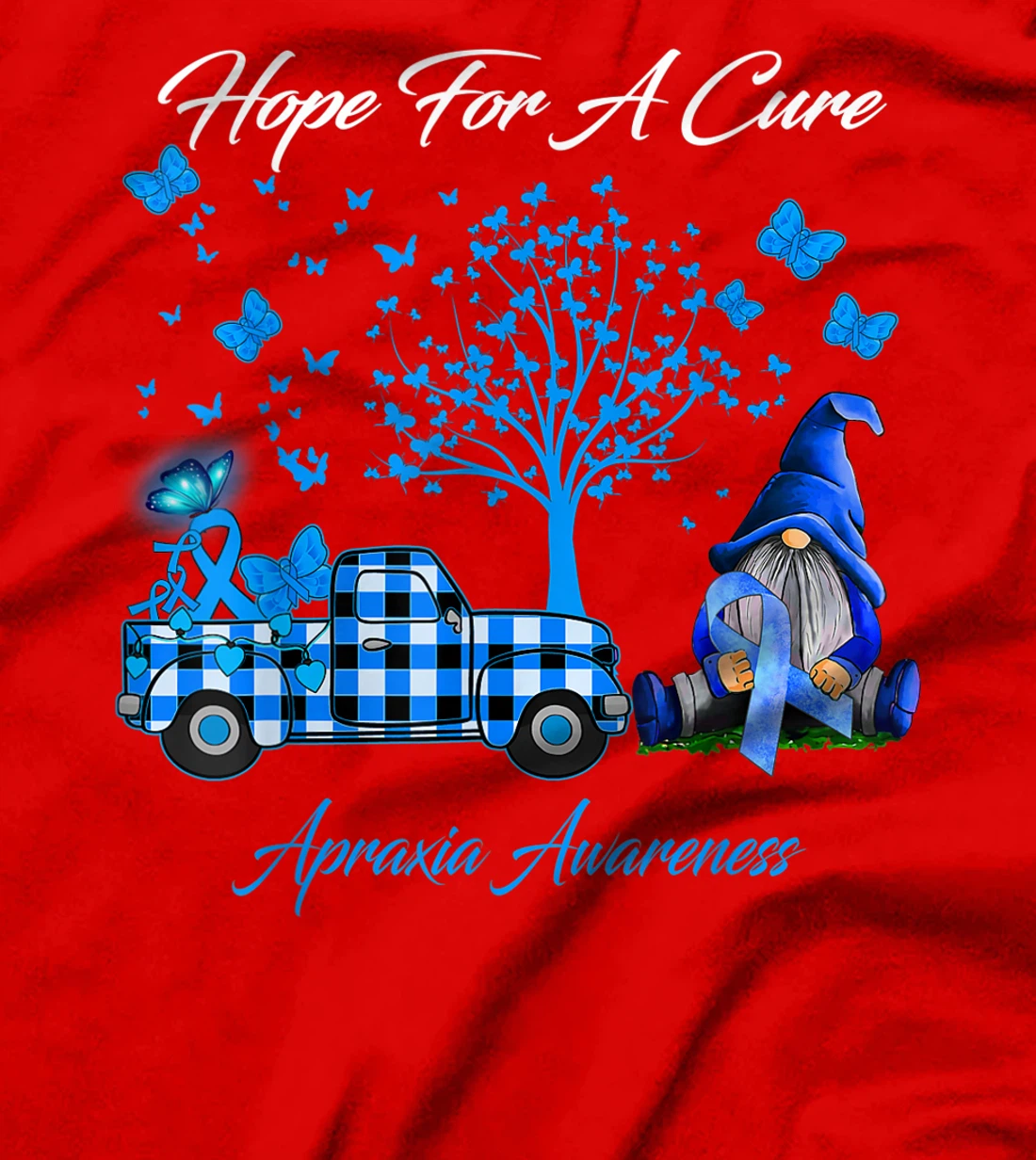 Hope For A Cure Apraxia Awareness Gifts T-Shirt
