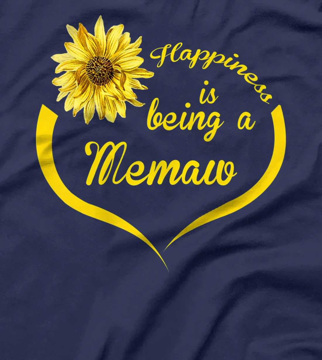 Womens Memaw Gift: Happiness Is Being A Memaw Premium T-Shirt