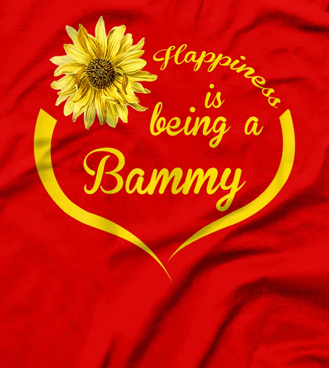 Womens Bammy Gift: Happiness Is Being A Bammy T-Shirt