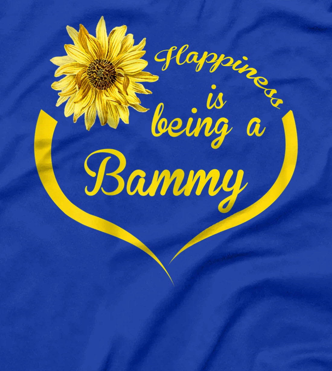 Womens Bammy Gift: Happiness Is Being A Bammy T-Shirt