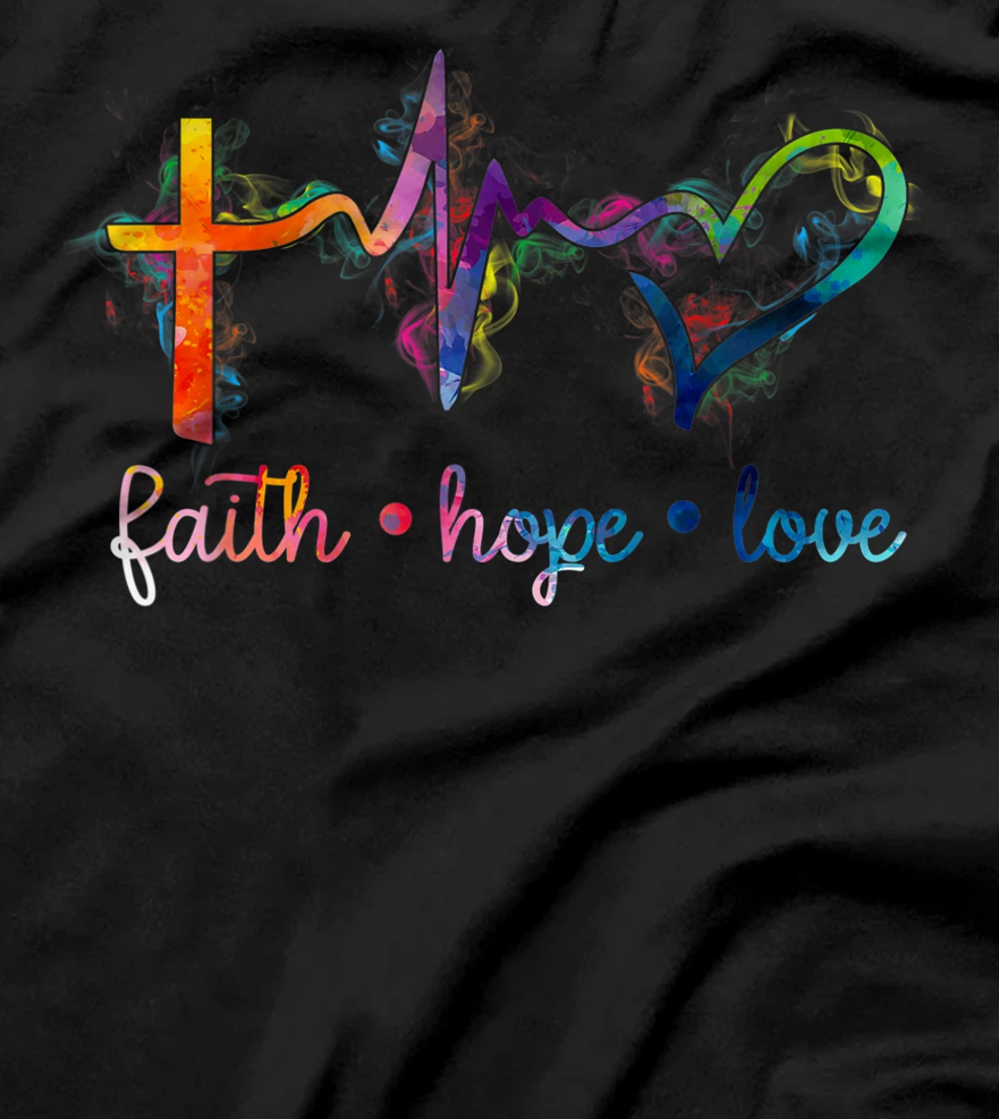Faith Hope Love Nursing Student Medical Nurse Cool Gifts T-Shirt
