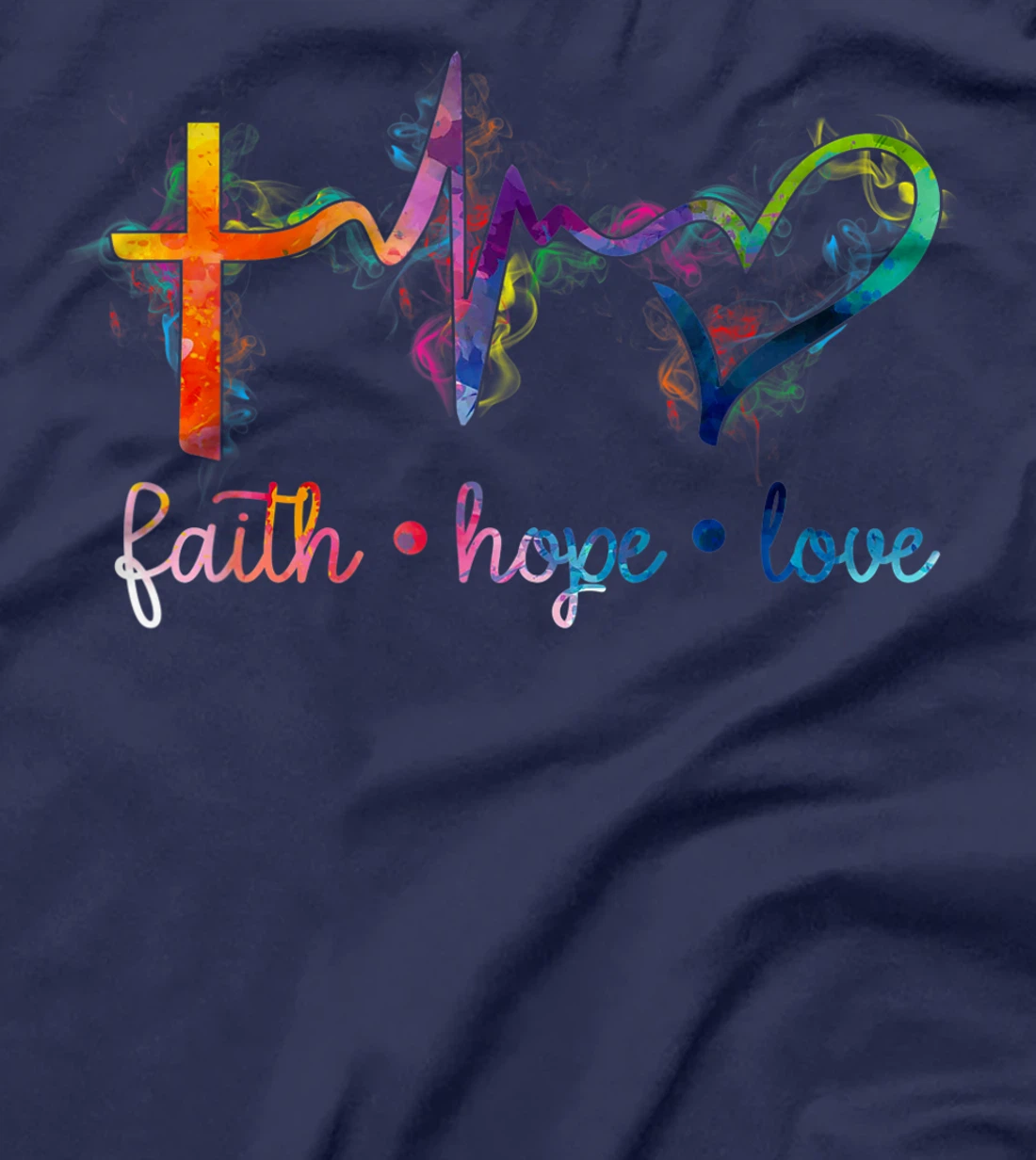 Faith Hope Love Nursing Student Medical Nurse Cool Gifts T-Shirt