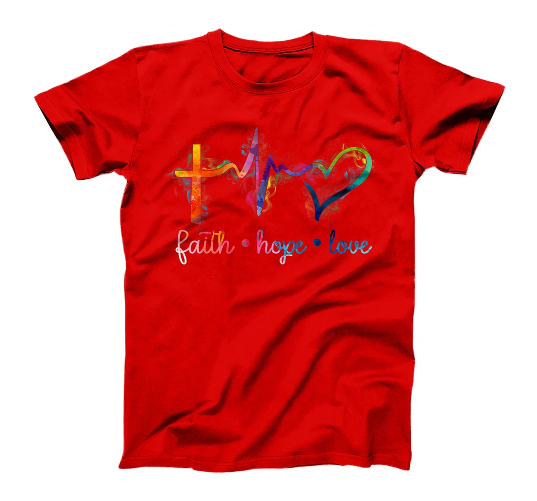 Faith Hope Love Nursing Student Medical Nurse Cool Gifts T-Shirt