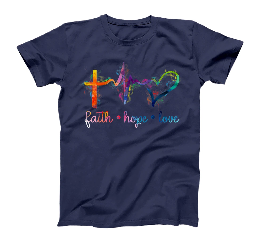 Faith Hope Love Nursing Student Medical Nurse Cool Gifts T-Shirt