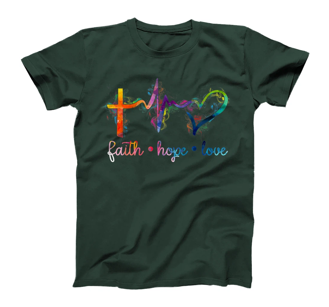 Faith Hope Love Nursing Student Medical Nurse Cool Gifts T-Shirt
