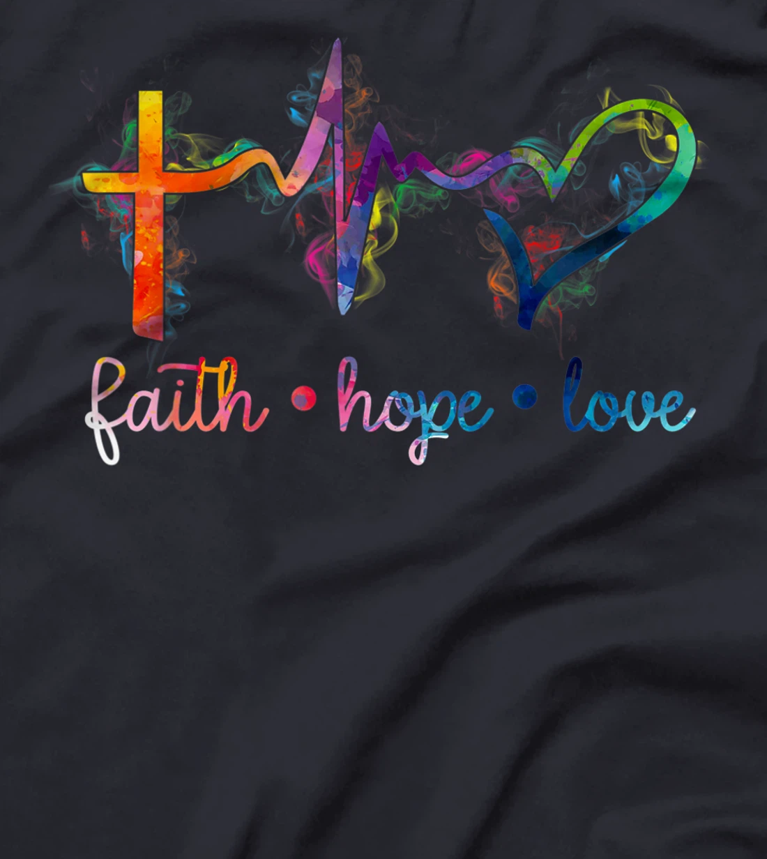 Faith Hope Love Nursing Student Medical Nurse Cool Gifts T-Shirt