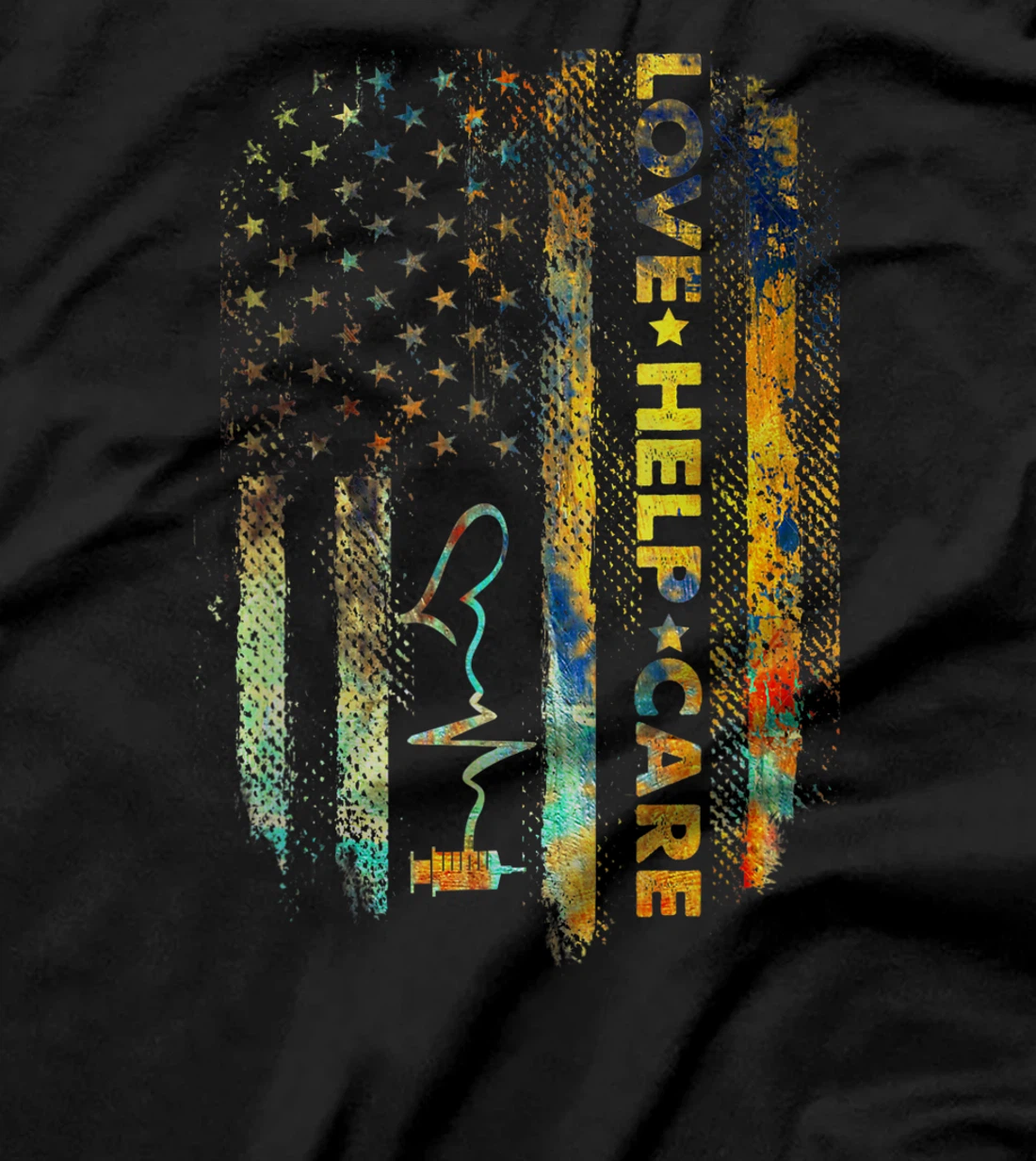 Love Help Care Operating Room Nurse Healthcare Student Gift T-Shirt