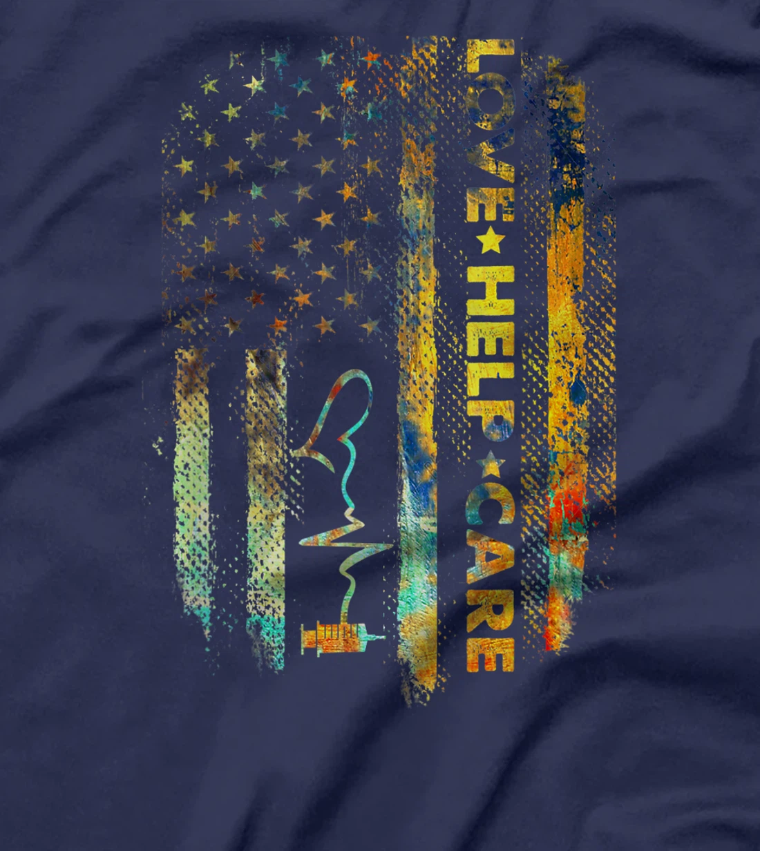 Love Help Care Operating Room Nurse Healthcare Student Gift T-Shirt