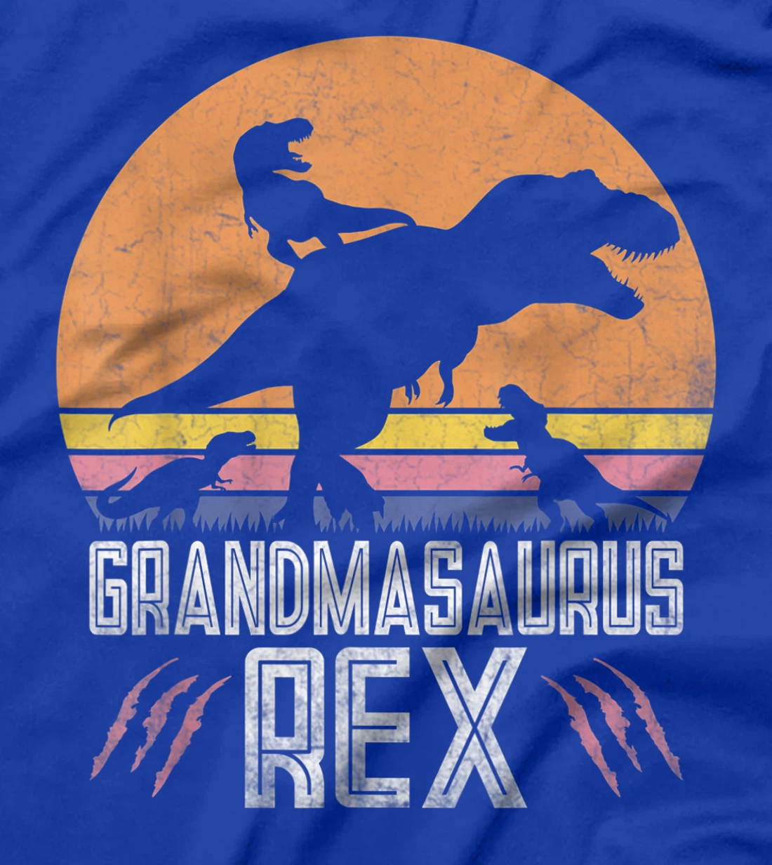Grandmasaurus Funny Women T-Rex Dino Gift for Grandma of 3 T-Shirt