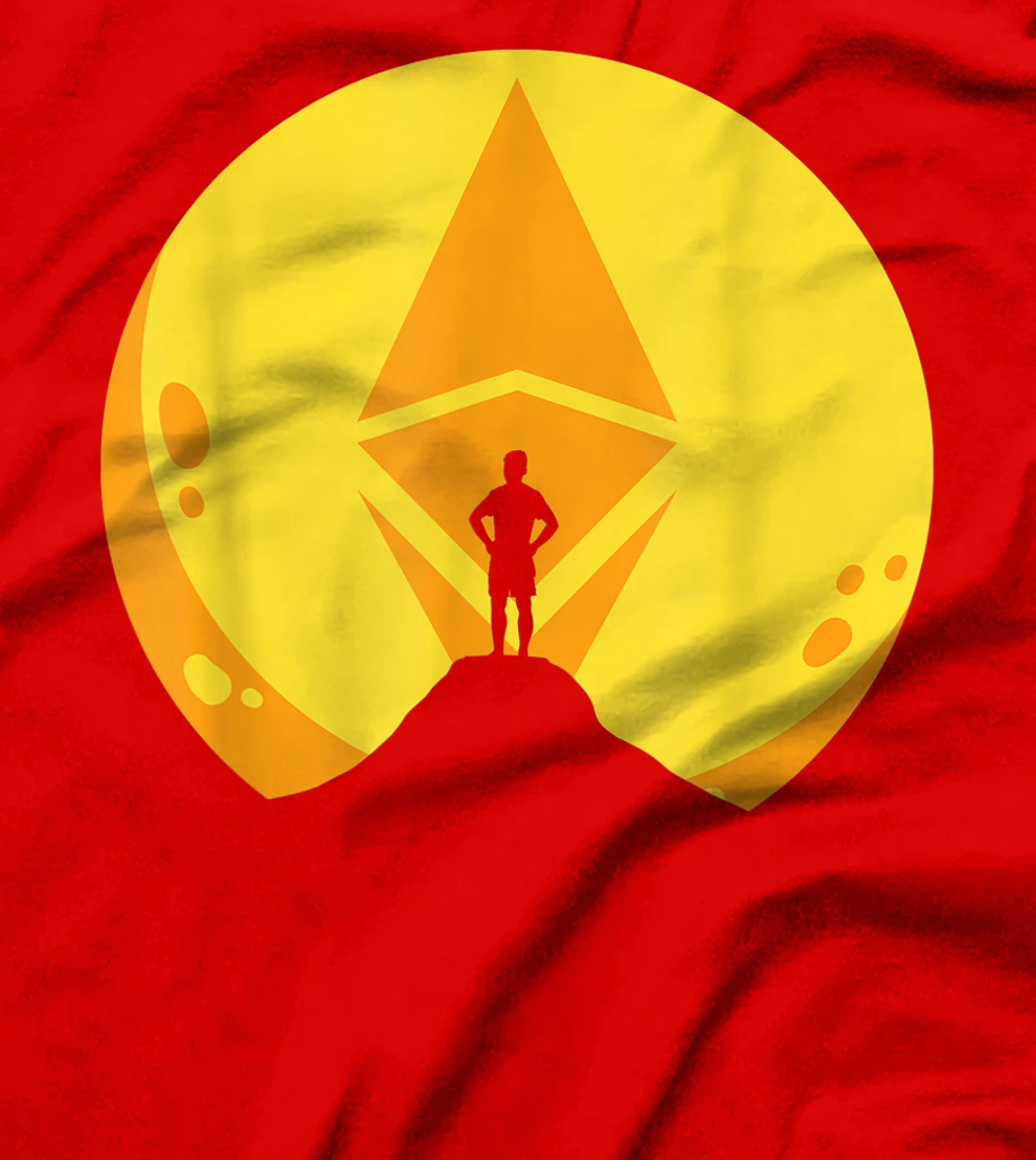 Ethereum Moon Cryptocurrency ETH Coin Crypto Money Gift T-Shirt