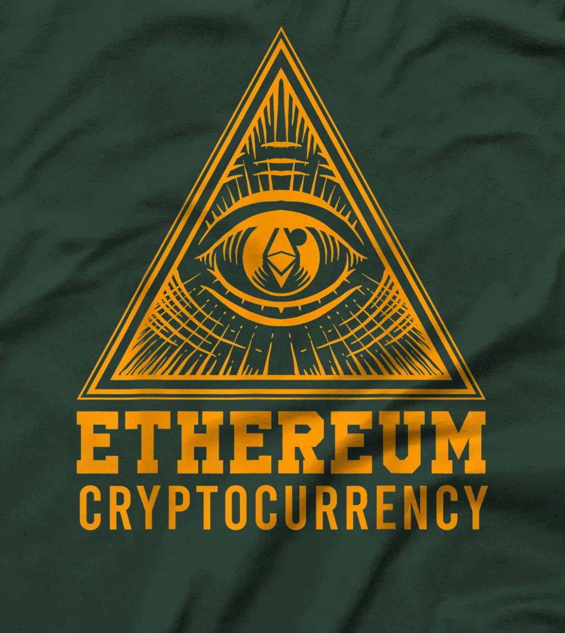 Ethereum All Seeing Eye Pyramid Cryptocurrency Money T-Shirt