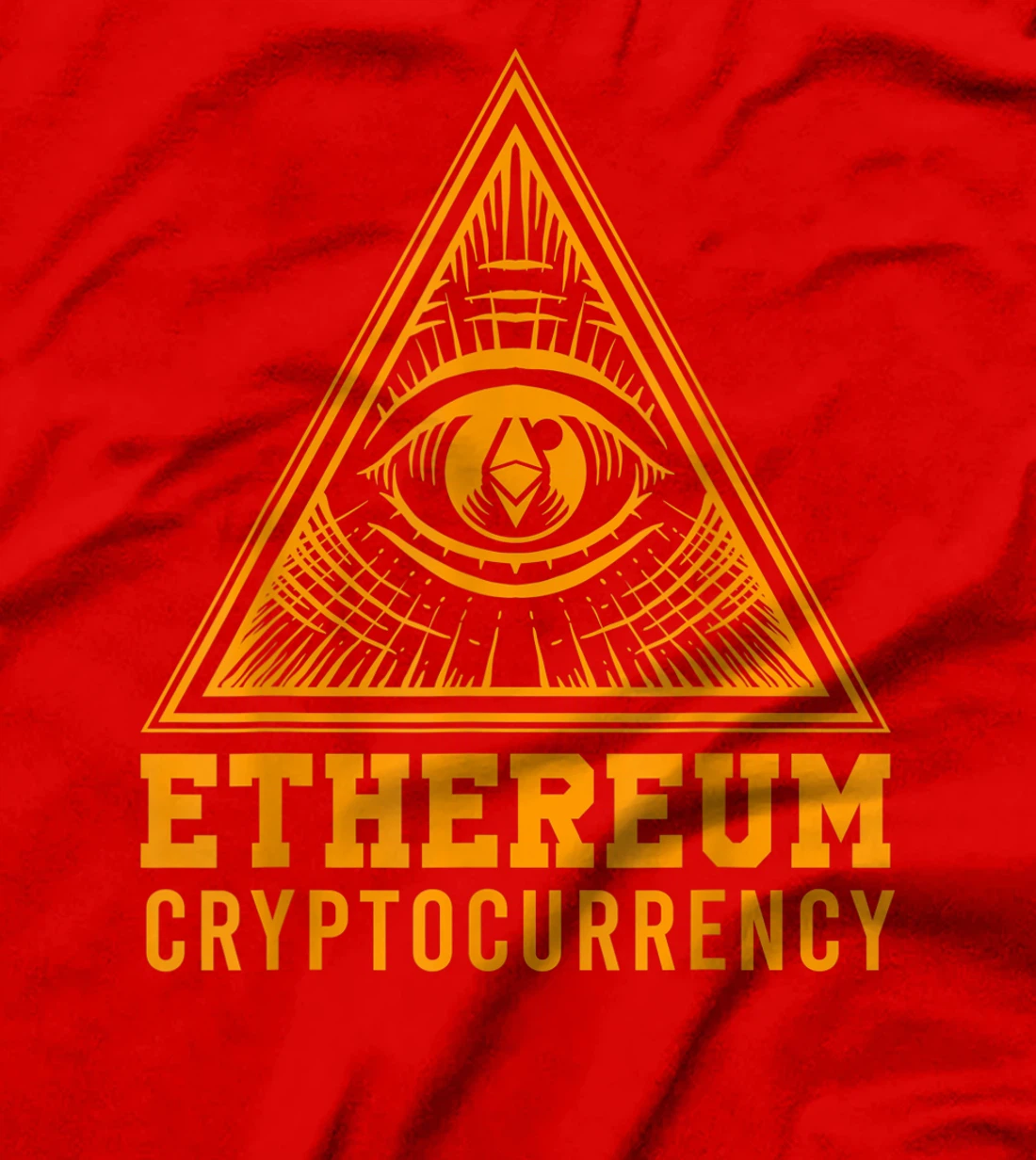 Ethereum All Seeing Eye Pyramid Cryptocurrency Money T-Shirt