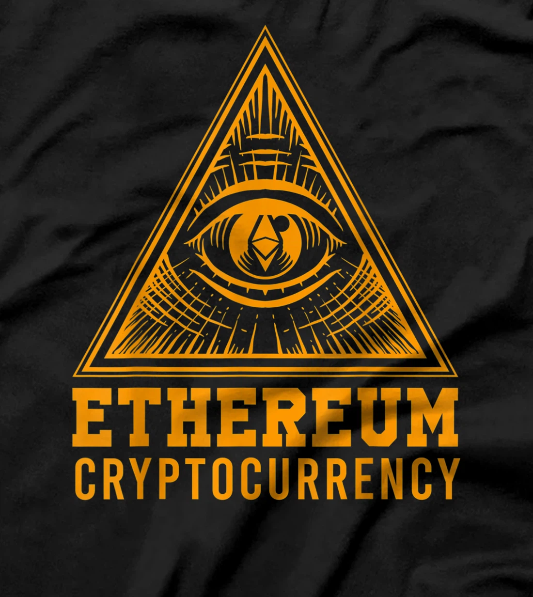 Ethereum All Seeing Eye Pyramid Cryptocurrency Money T-Shirt