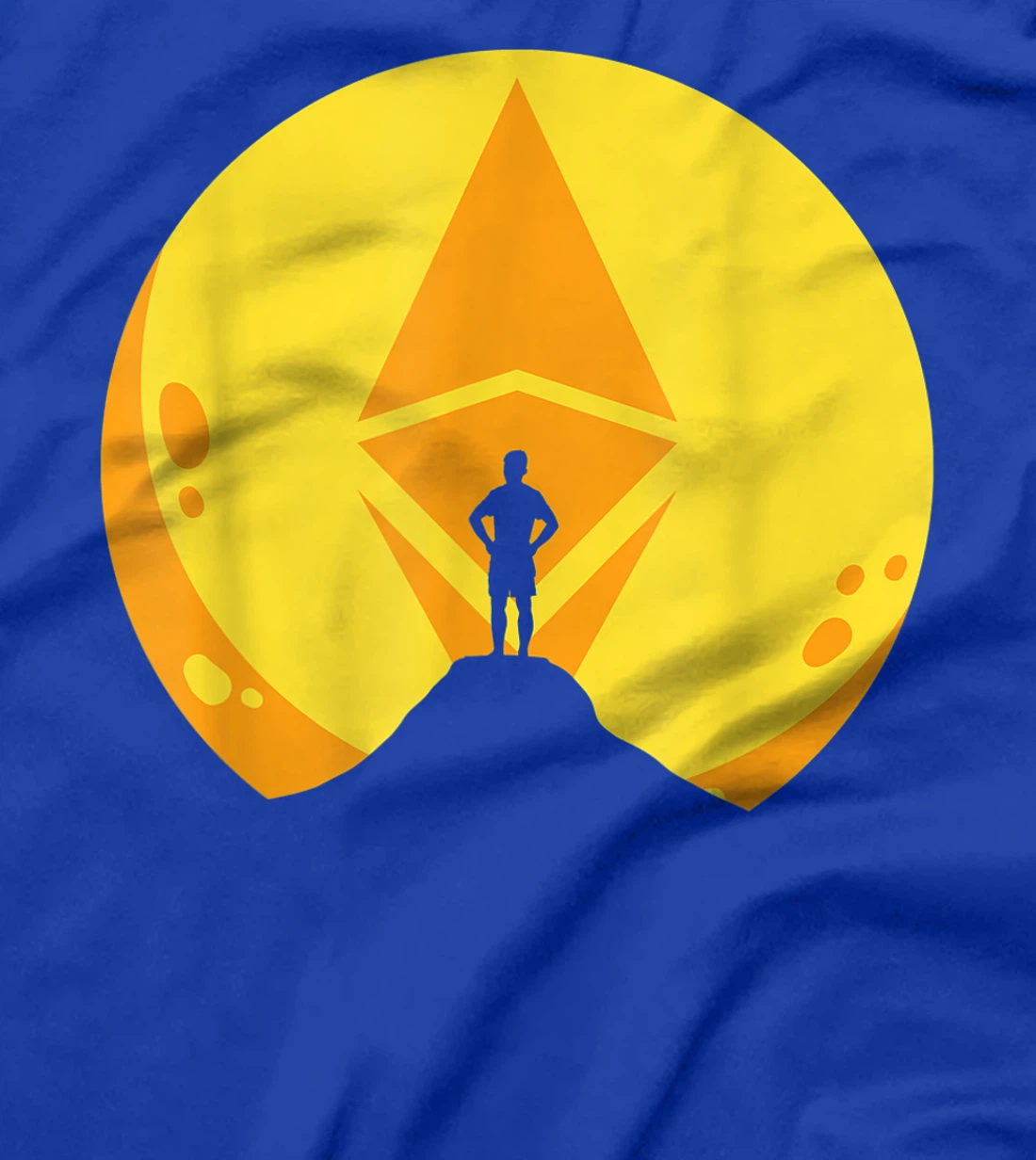 Ethereum Moon Cryptocurrency ETH Coin Crypto Money Gift T-Shirt