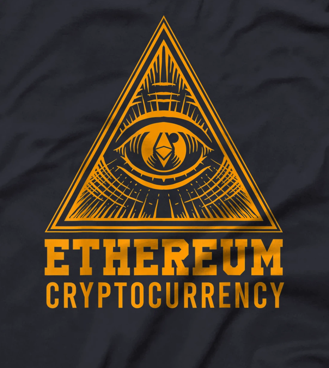 Ethereum All Seeing Eye Pyramid Cryptocurrency Money T-Shirt