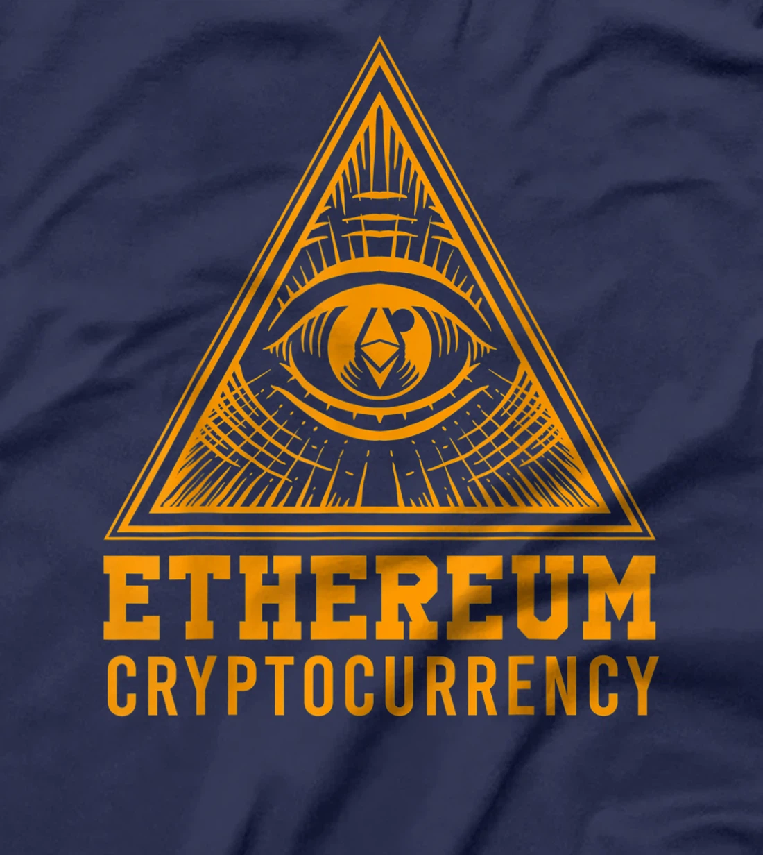 Ethereum All Seeing Eye Pyramid Cryptocurrency Money T-Shirt