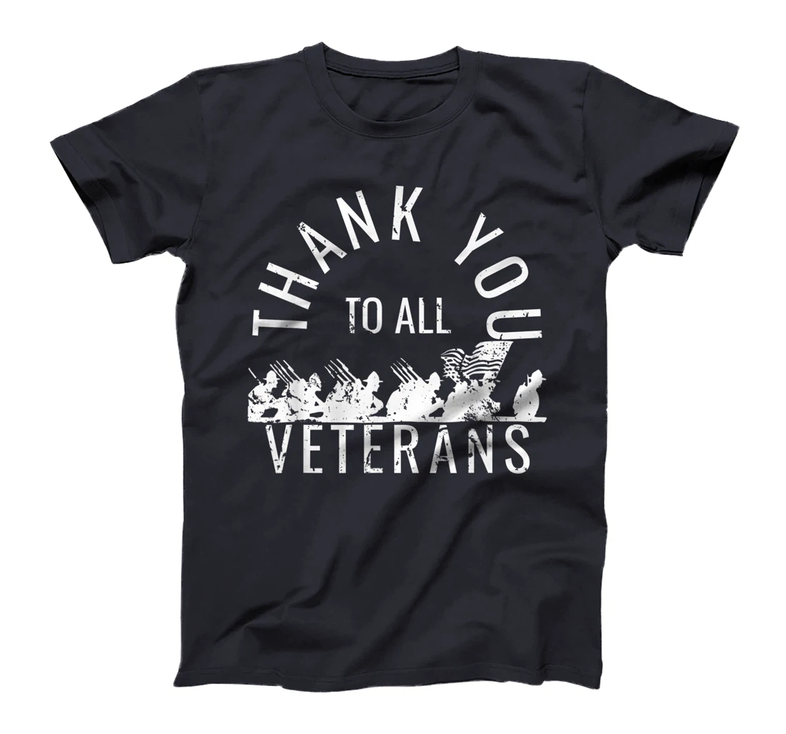 Thank You To All Veterans veterans day shirts for men women T-Shirt