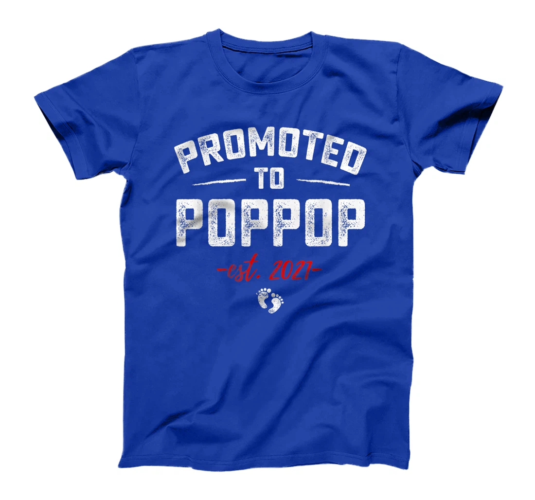 Promoted To Great Poppop 2021 Baby Pregnancy Announcement T-Shirt