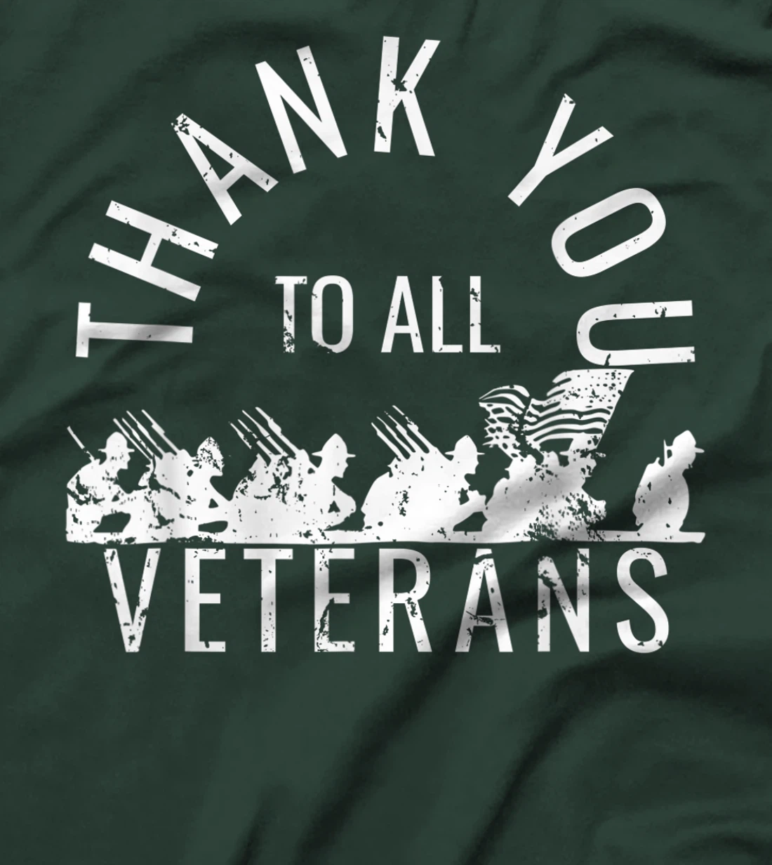 Thank You To All Veterans veterans day shirts for men women T-Shirt