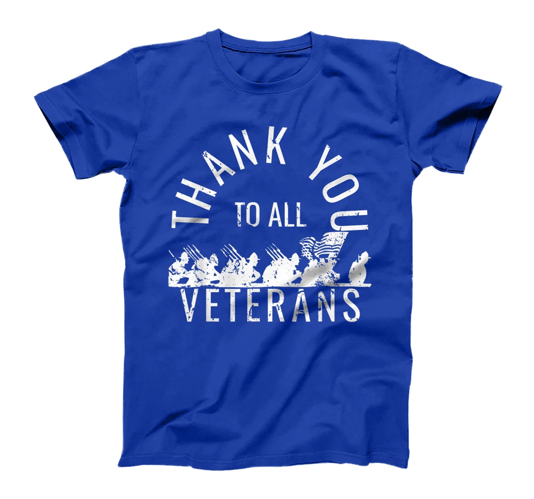 Thank You To All Veterans veterans day shirts for men women T-Shirt
