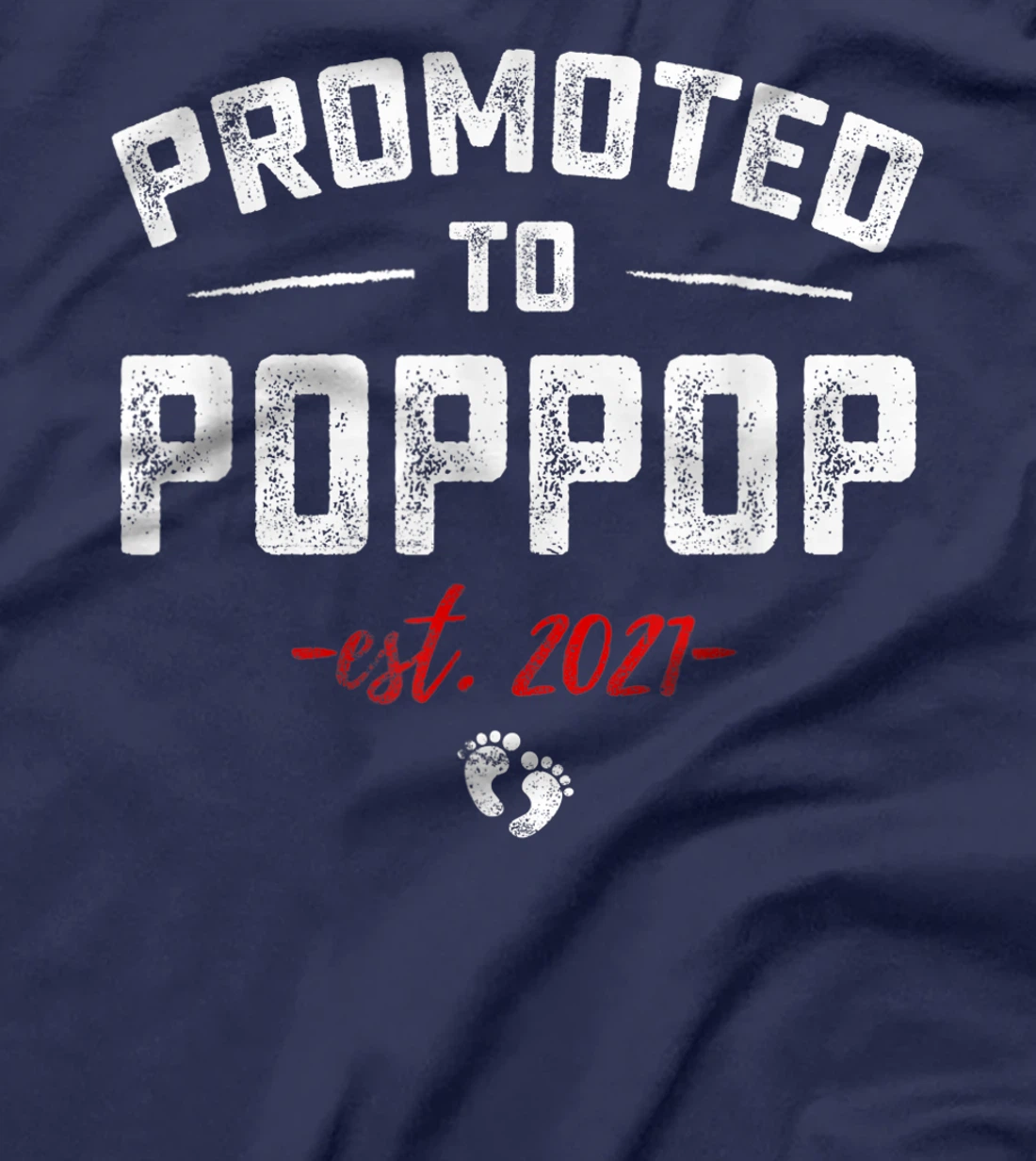 Promoted To Great Poppop 2021 Baby Pregnancy Announcement T-Shirt