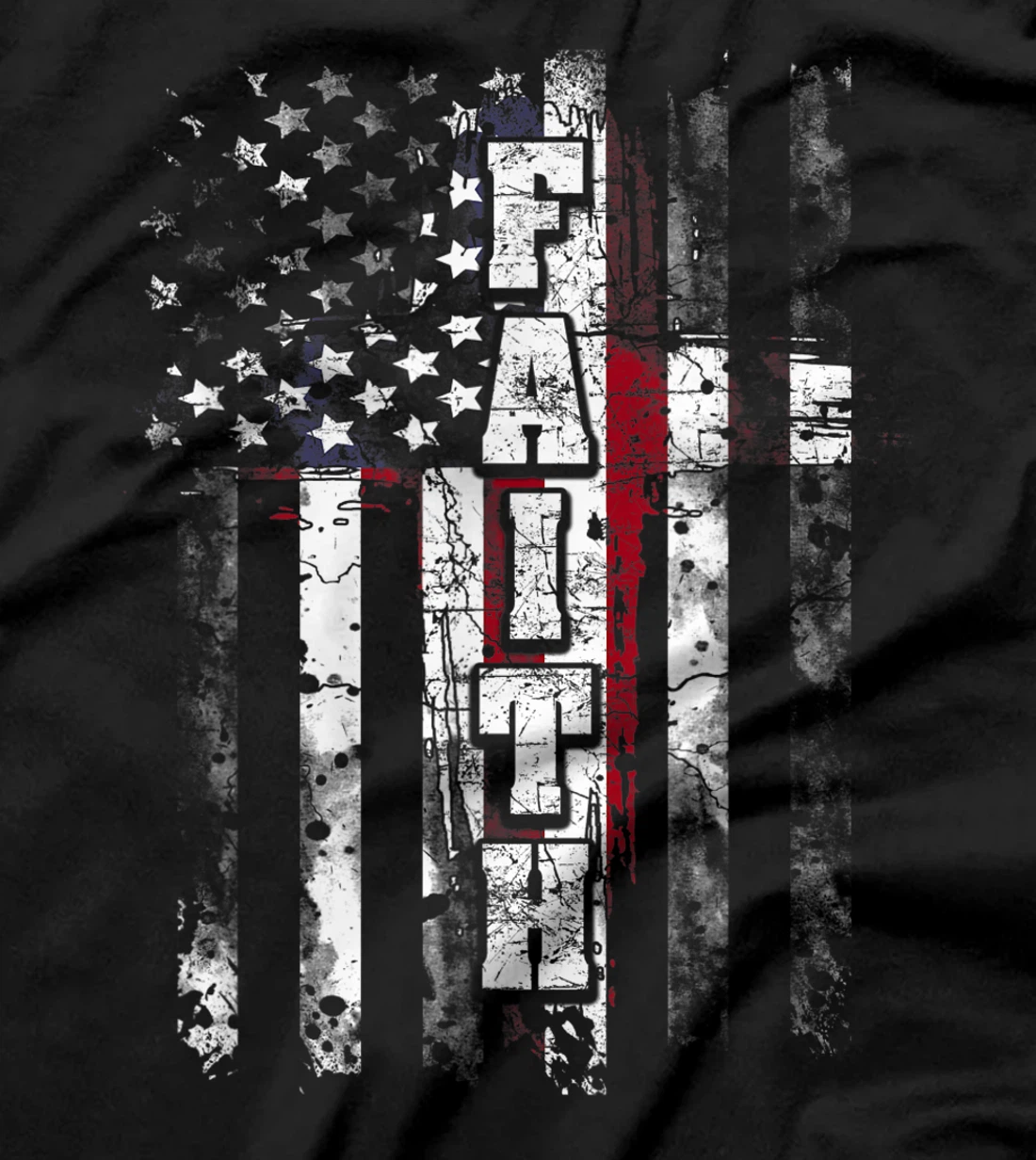 Faith - American US Flag Pride Religious Patriotic Gift T-Shirt