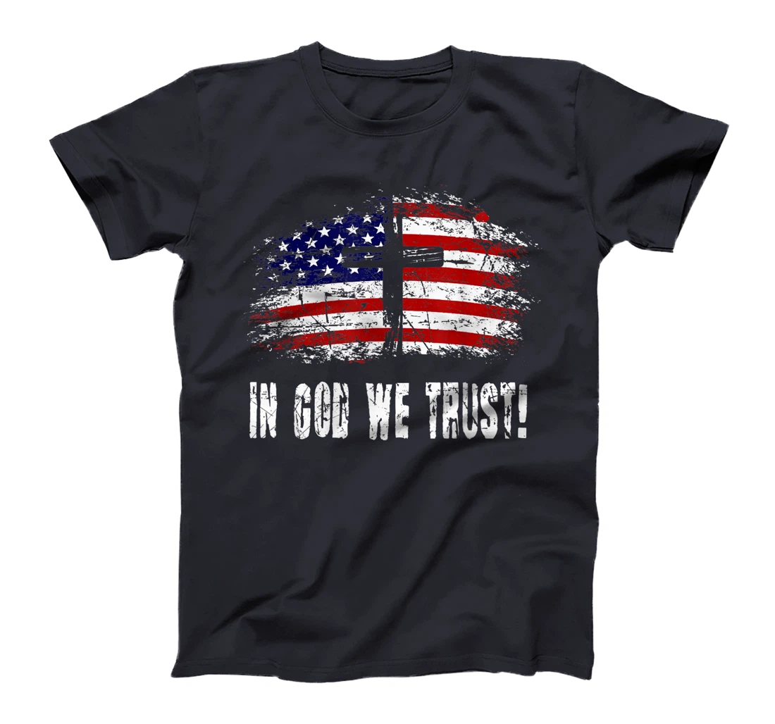 In God We Trust - American Christian Bible Verse Gift T-Shirt