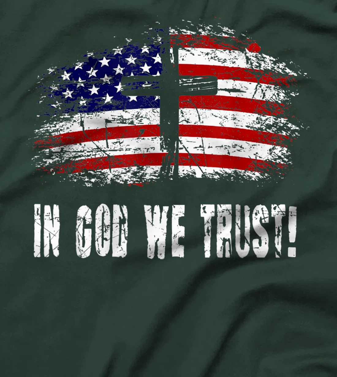 In God We Trust - American Christian Bible Verse Gift T-Shirt