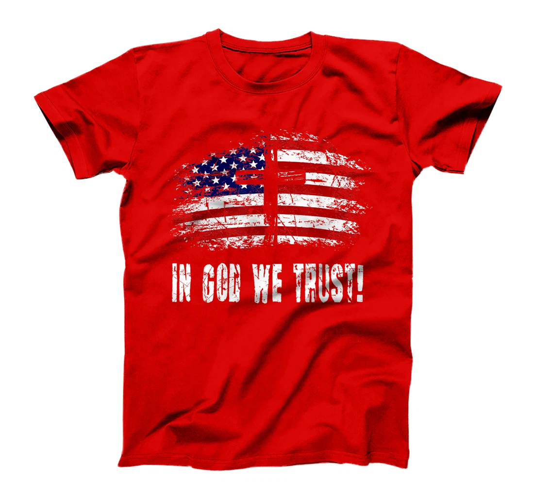 In God We Trust - American Christian Bible Verse Gift T-Shirt