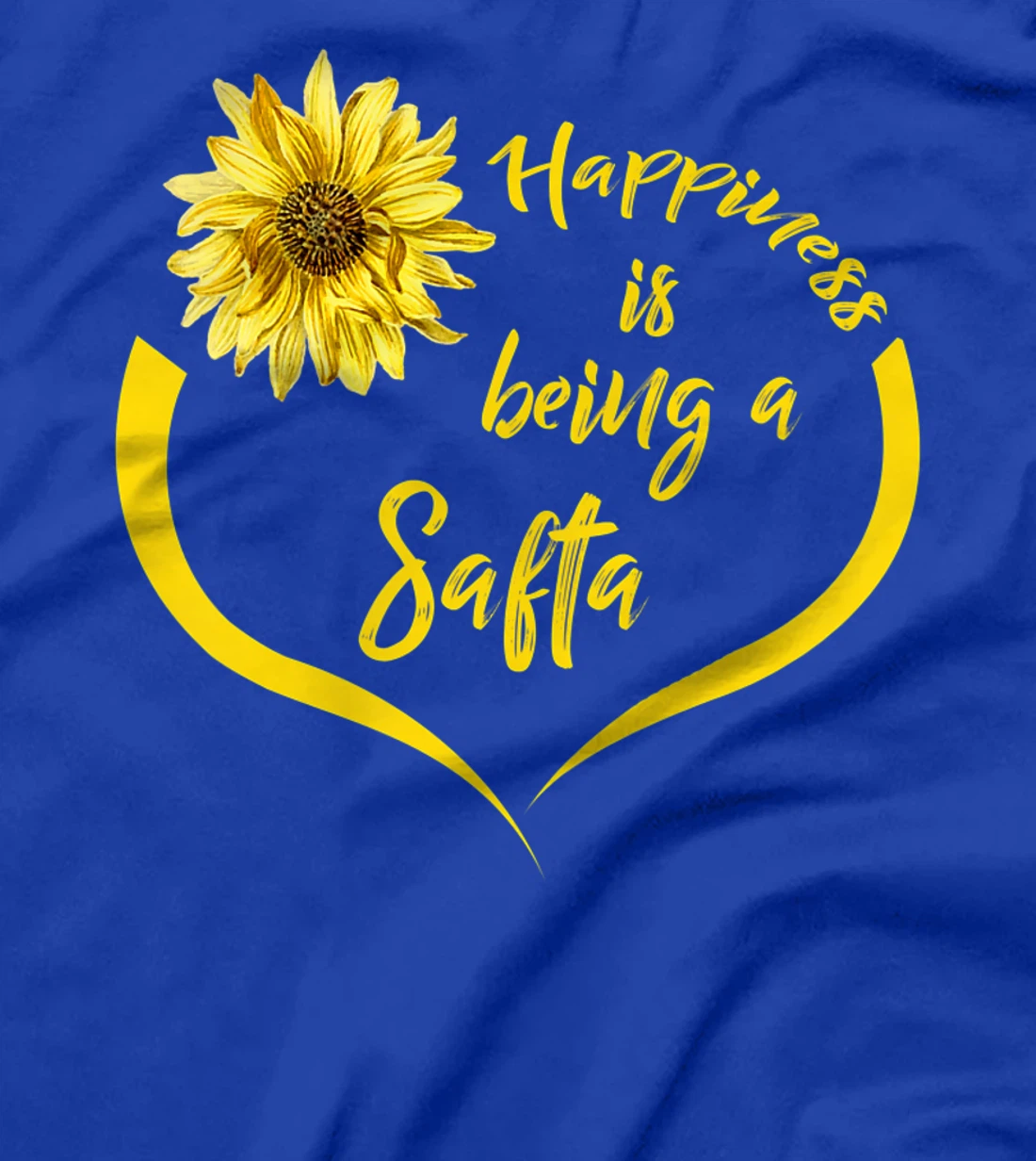 Womens Safta Gift: Happiness Is Being A Safta Premium T-Shirt