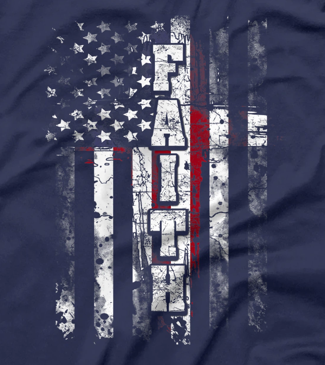 Faith - American US Flag Pride Religious Patriotic Gift T-Shirt
