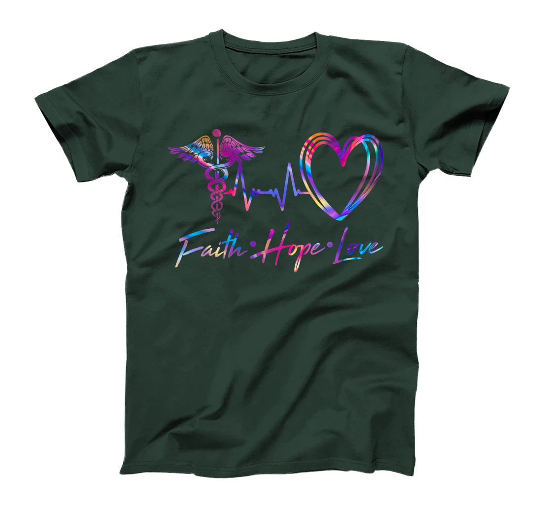 Faith Hope Love Nurse Doctor Surgeon Healthcare Nursing Gift T-Shirt