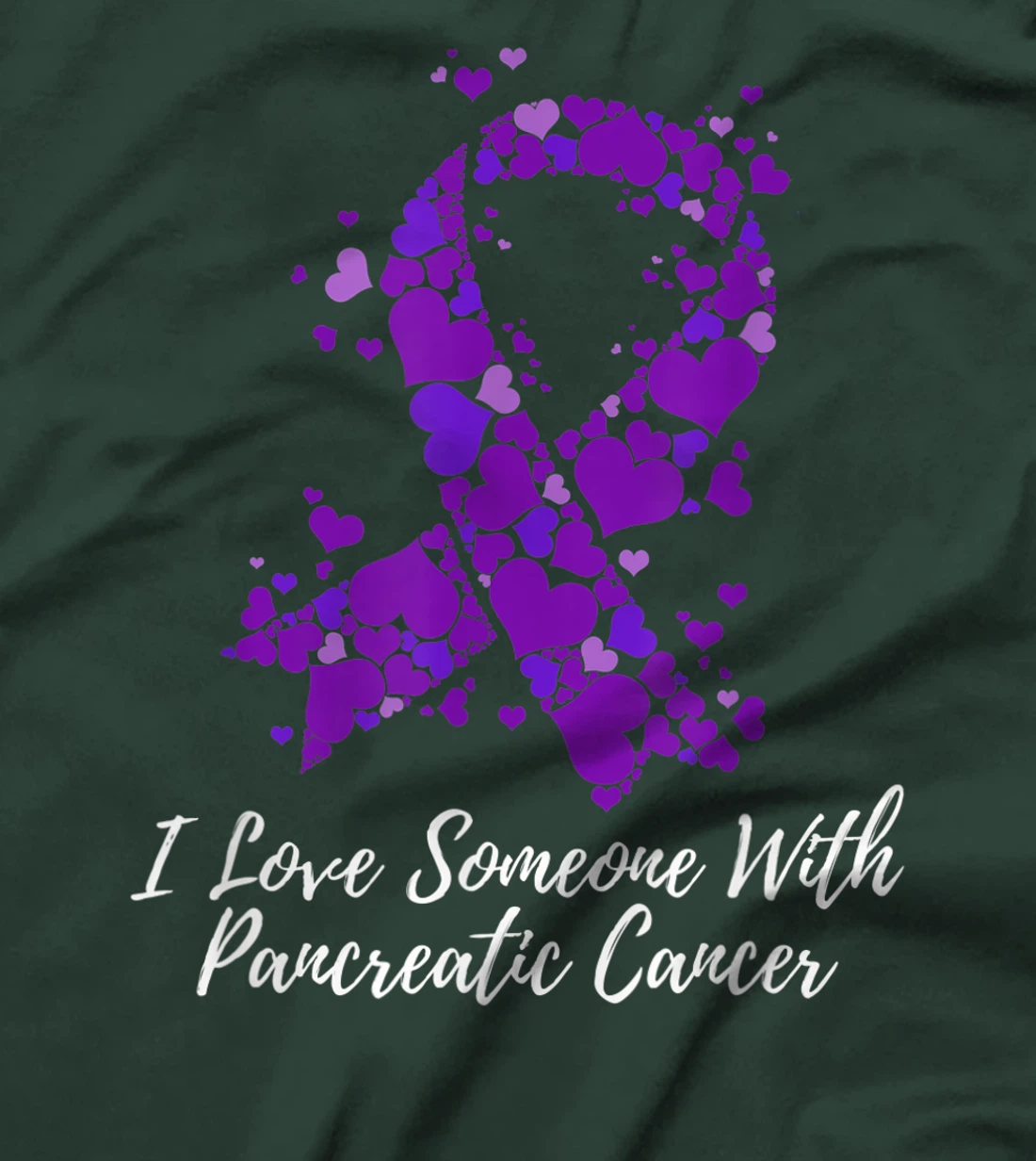 I Love Someone With Pancreatic Cancer Awareness T-Shirt