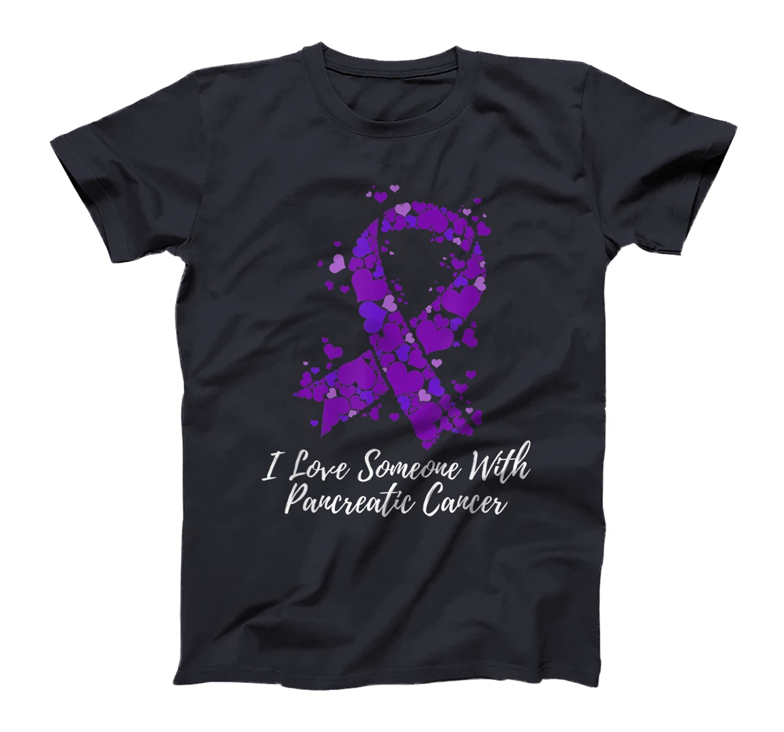 I Love Someone With Pancreatic Cancer Awareness T-Shirt