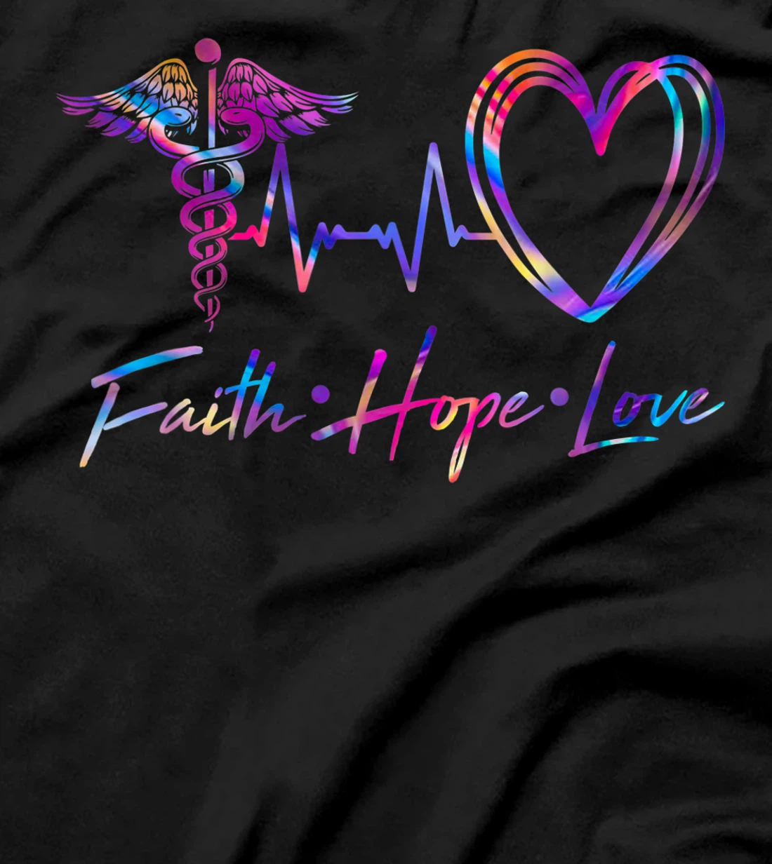Faith Hope Love Nurse Doctor Surgeon Healthcare Nursing Gift T-Shirt
