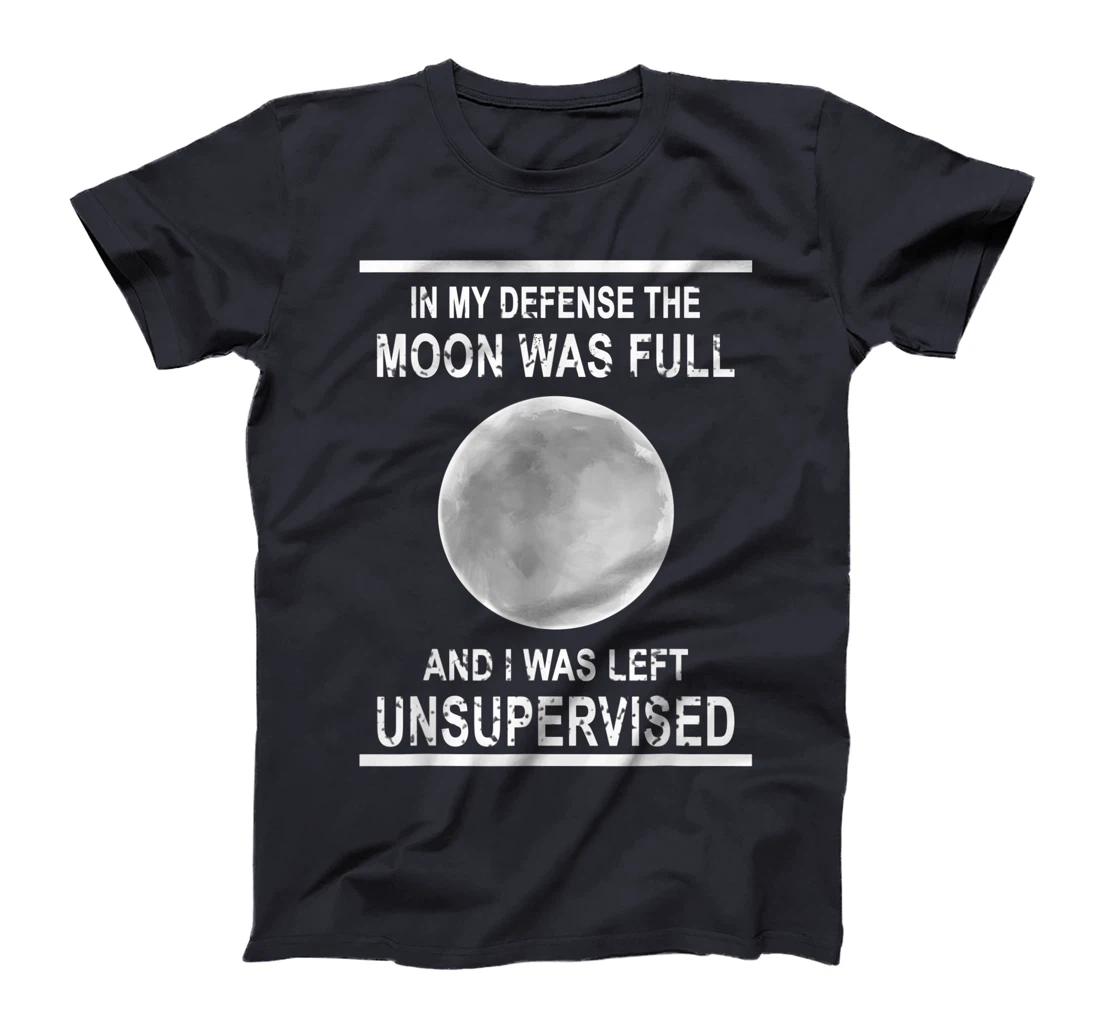 Funny Full Moon Wiccan Gift For Men Women Cool Pagan Witch T-Shirt