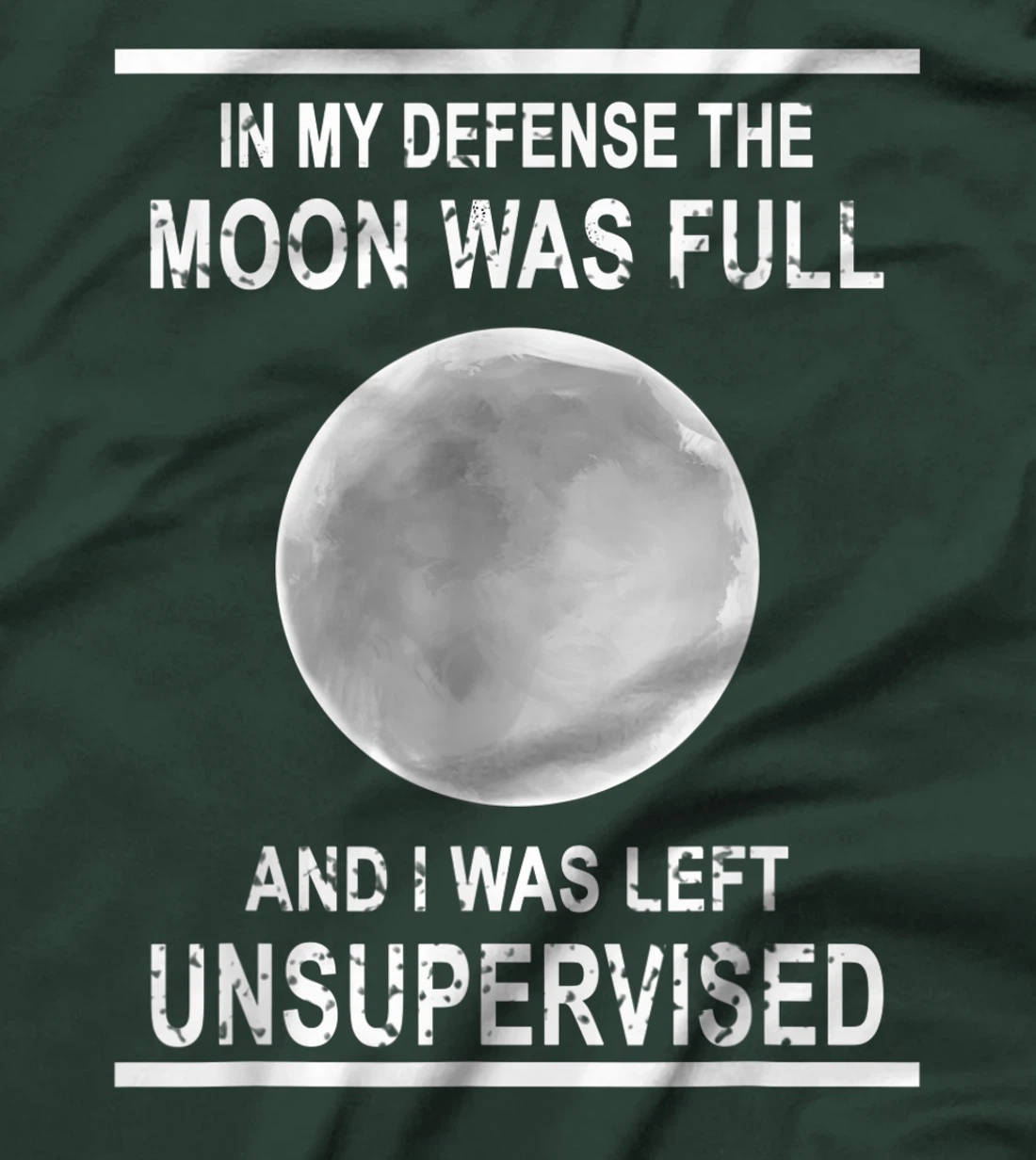 Funny Full Moon Wiccan Gift For Men Women Cool Pagan Witch T-Shirt