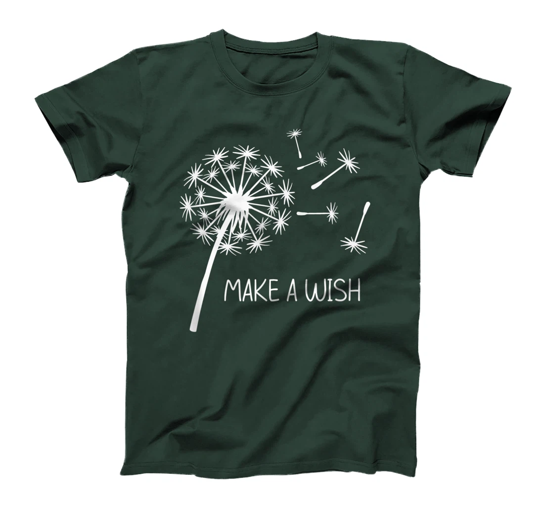 Dandelion Make A Wish, Flowers Graphic, Nature, Family T-Shirt