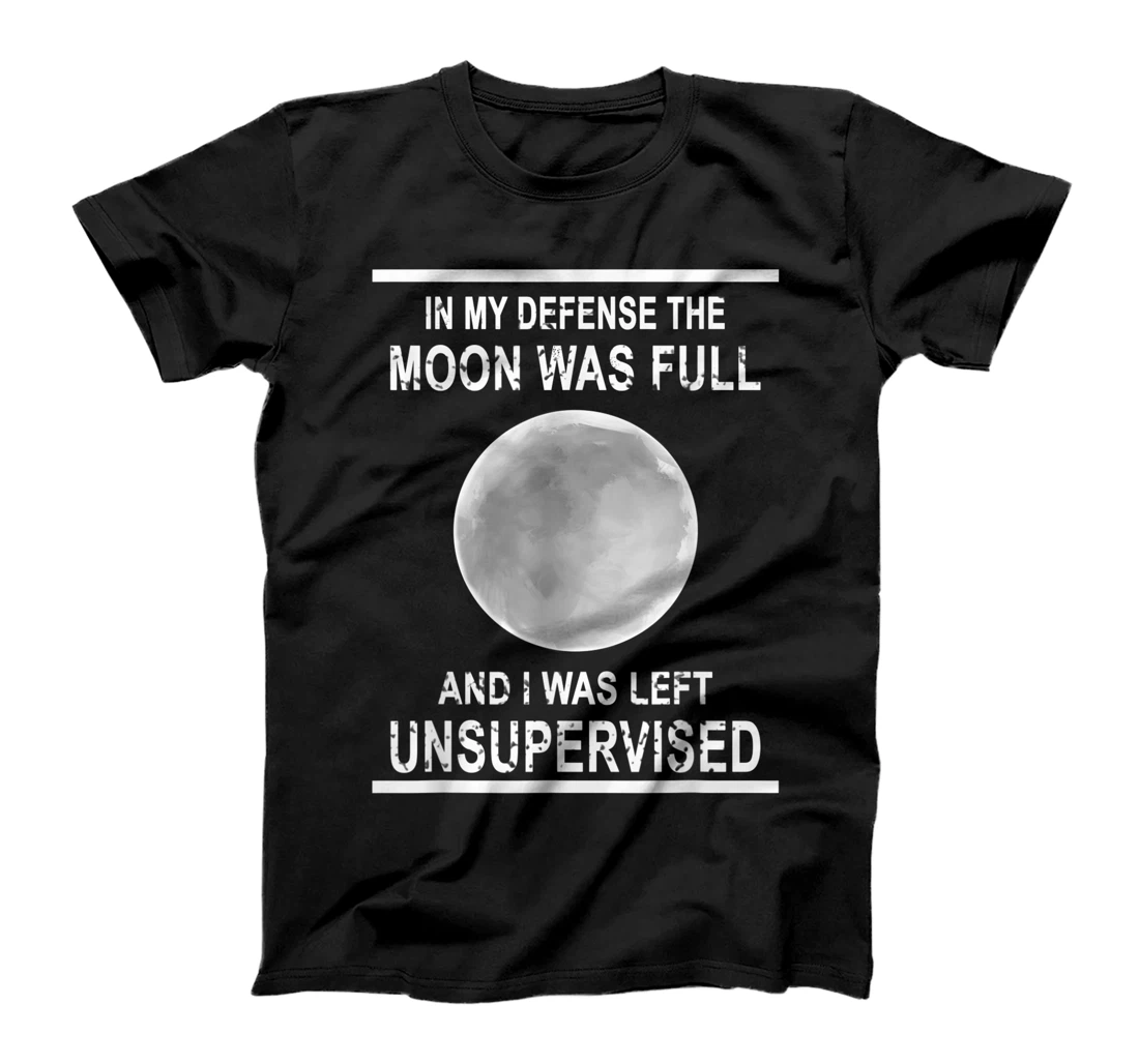 Funny Full Moon Wiccan Gift For Men Women Cool Pagan Witch T-Shirt