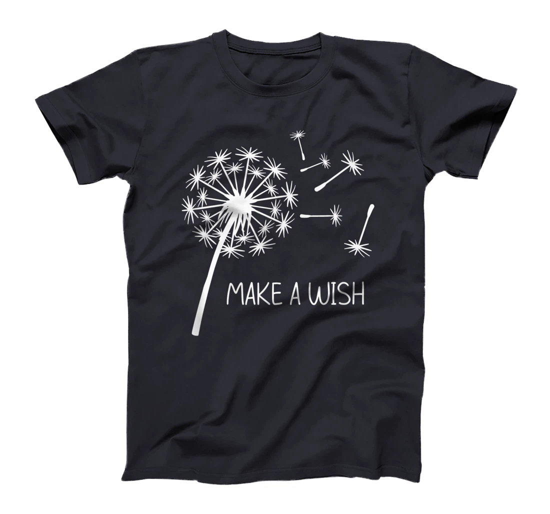 Dandelion Make A Wish, Flowers Graphic, Nature, Family T-Shirt