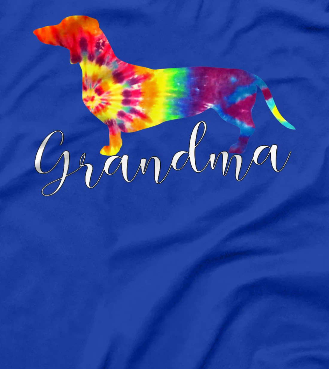 Doxie Dachshund Grandma Shirt Tie Dye Dog Weenie Hippie Gift T-Shirt