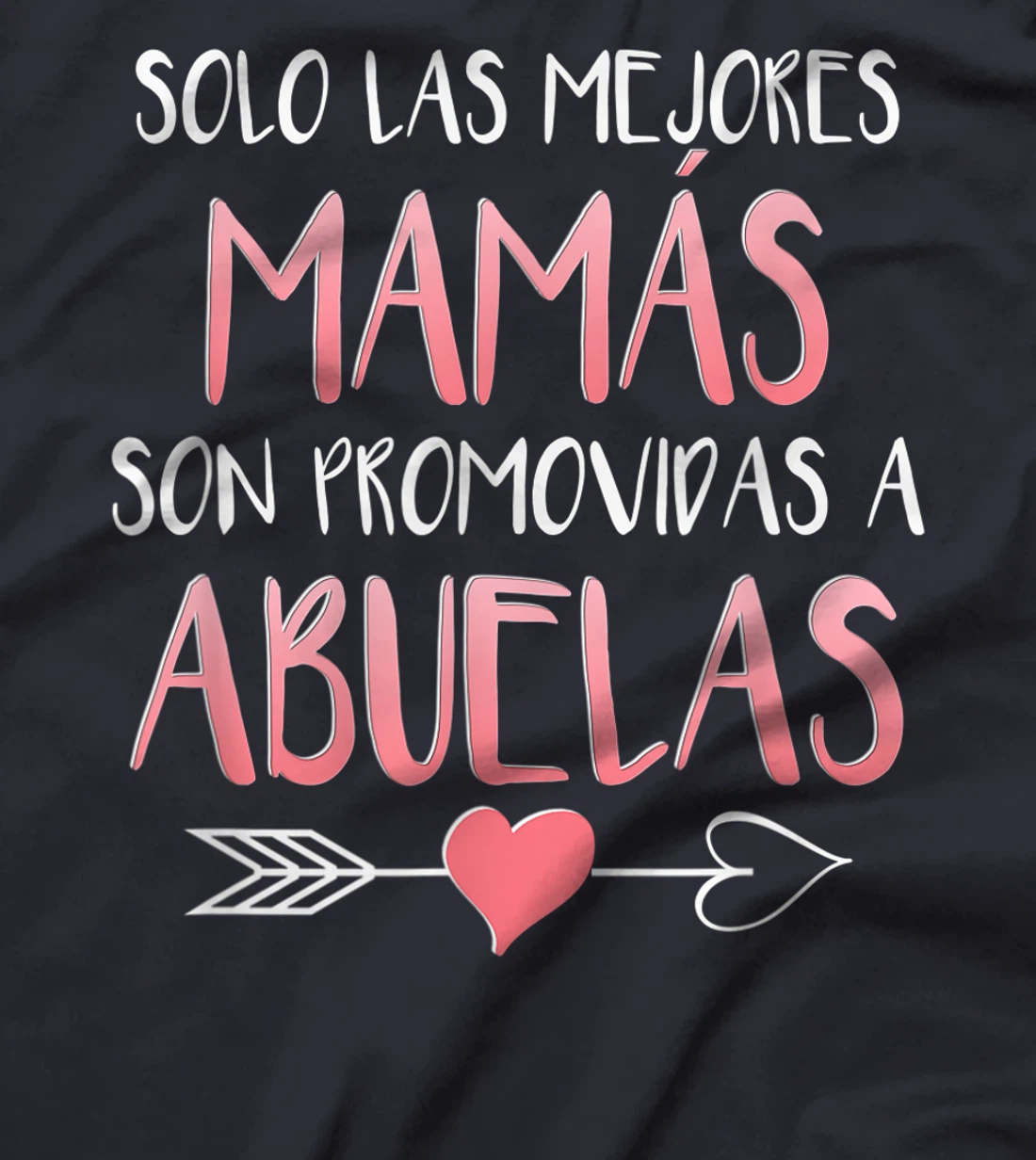 Solo Las Mejores Mamas Son Promovidas A Abuelas Spanish T-Shirt