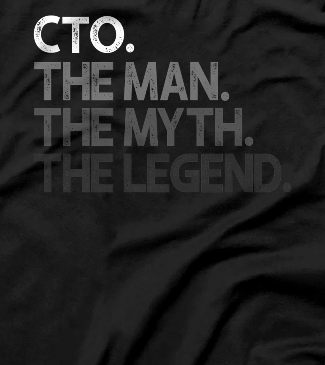 CTO The Man Myth Legend Gift Premium T-Shirt
