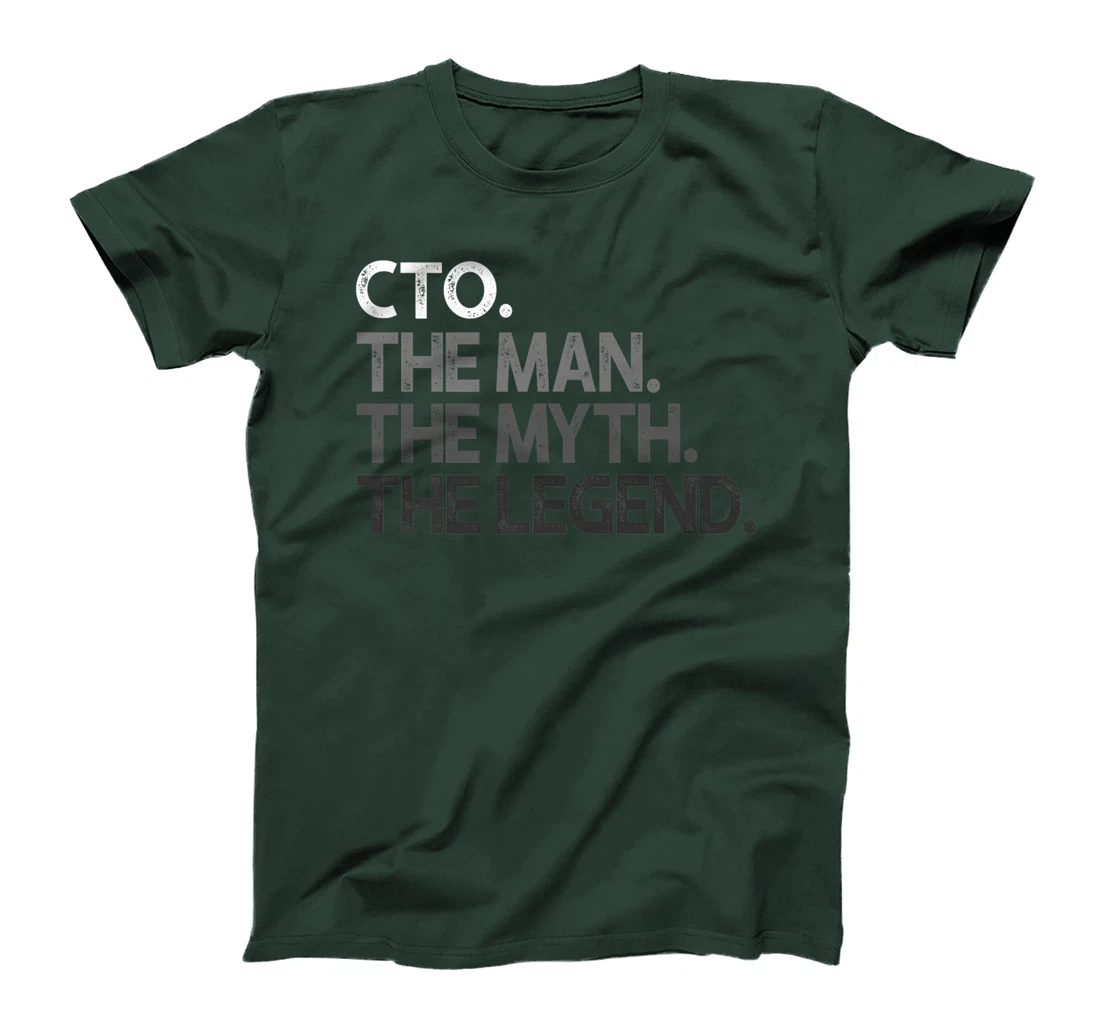 CTO The Man Myth Legend Gift Premium T-Shirt
