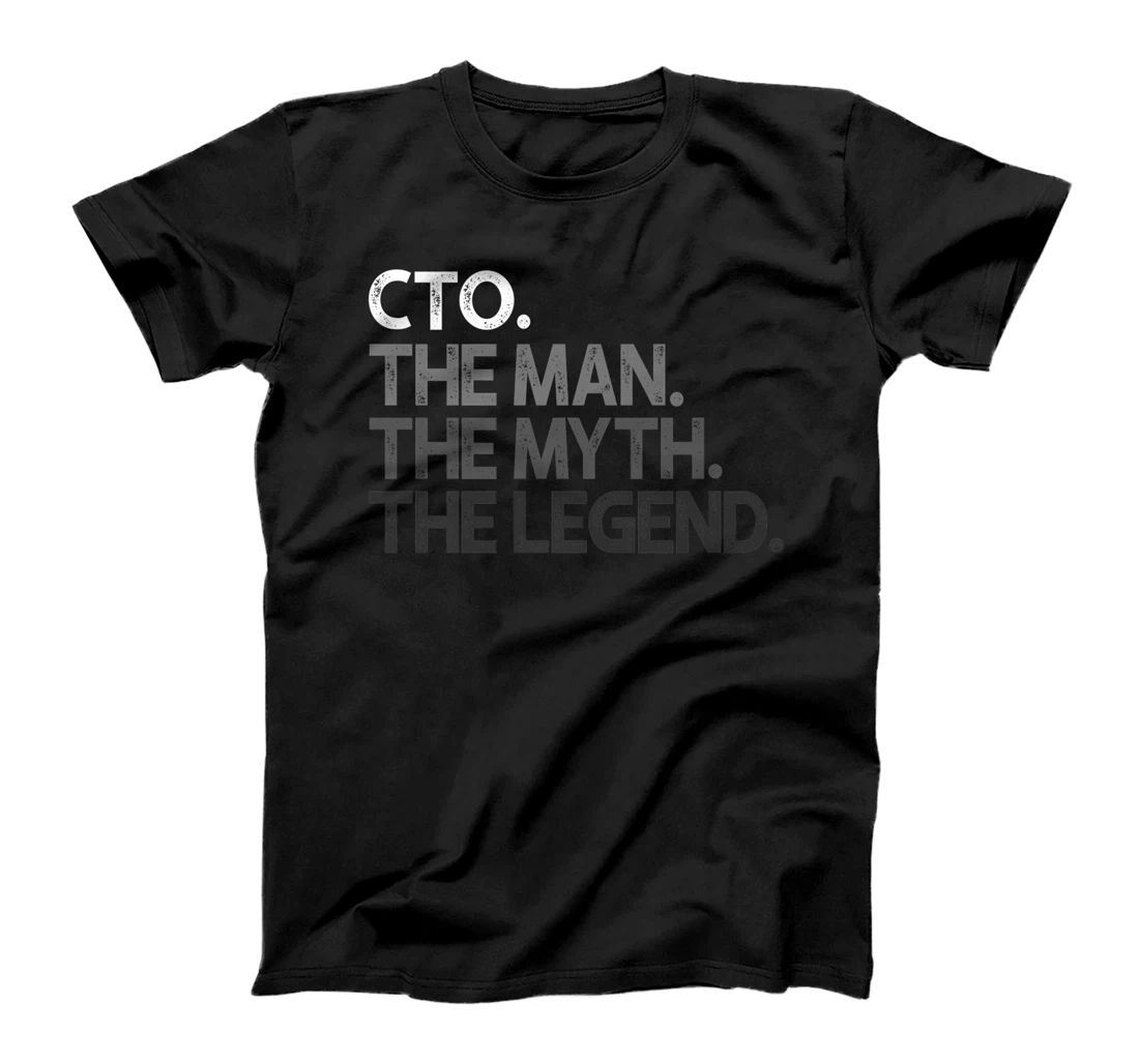 CTO The Man Myth Legend Gift Premium T-Shirt