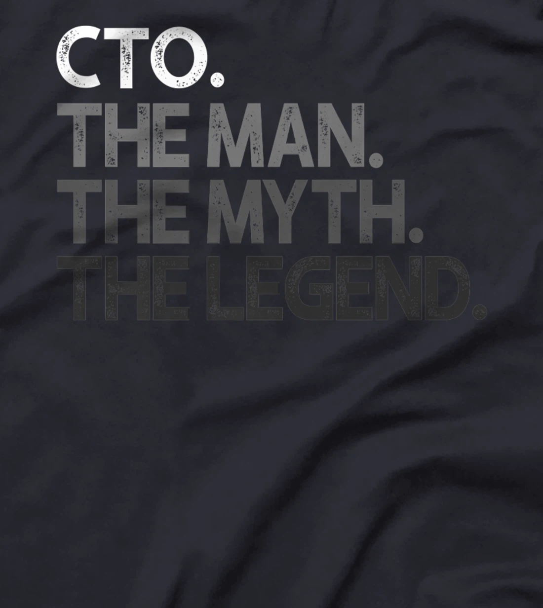 CTO The Man Myth Legend Gift Premium T-Shirt