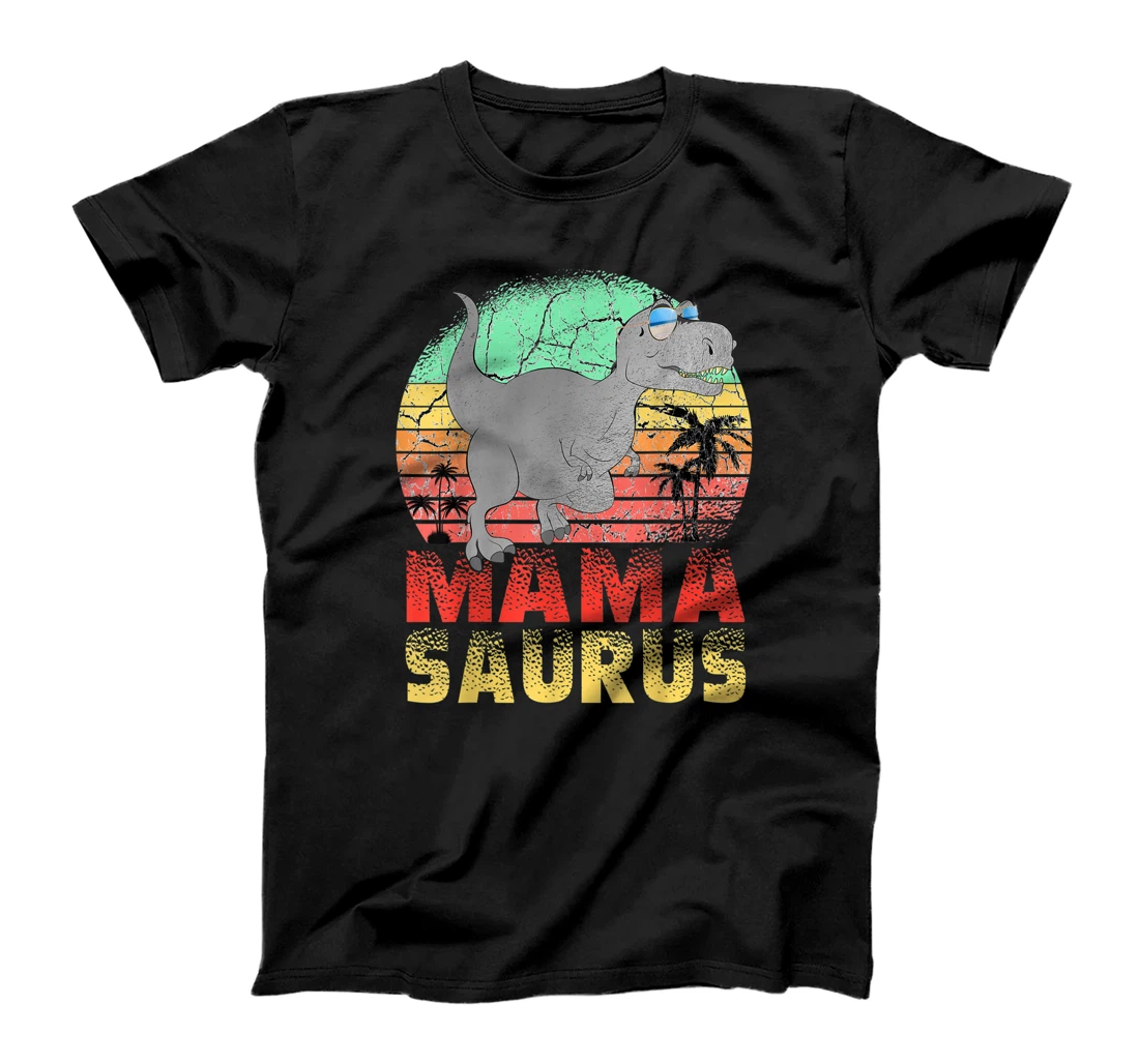 Mamasaurus T Rex Dinosaur Mama Saurus Family Matching Women T-Shirt