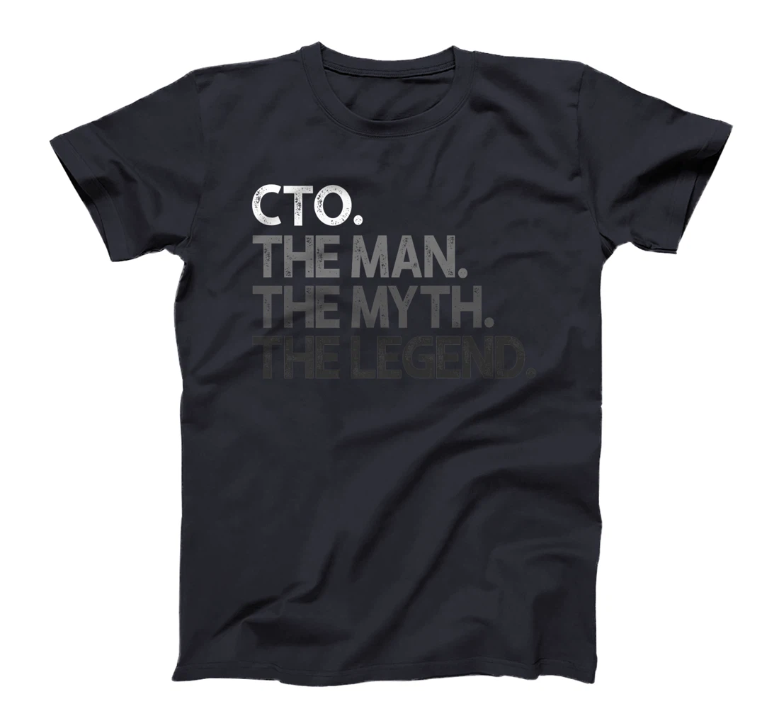 CTO The Man Myth Legend Gift Premium T-Shirt