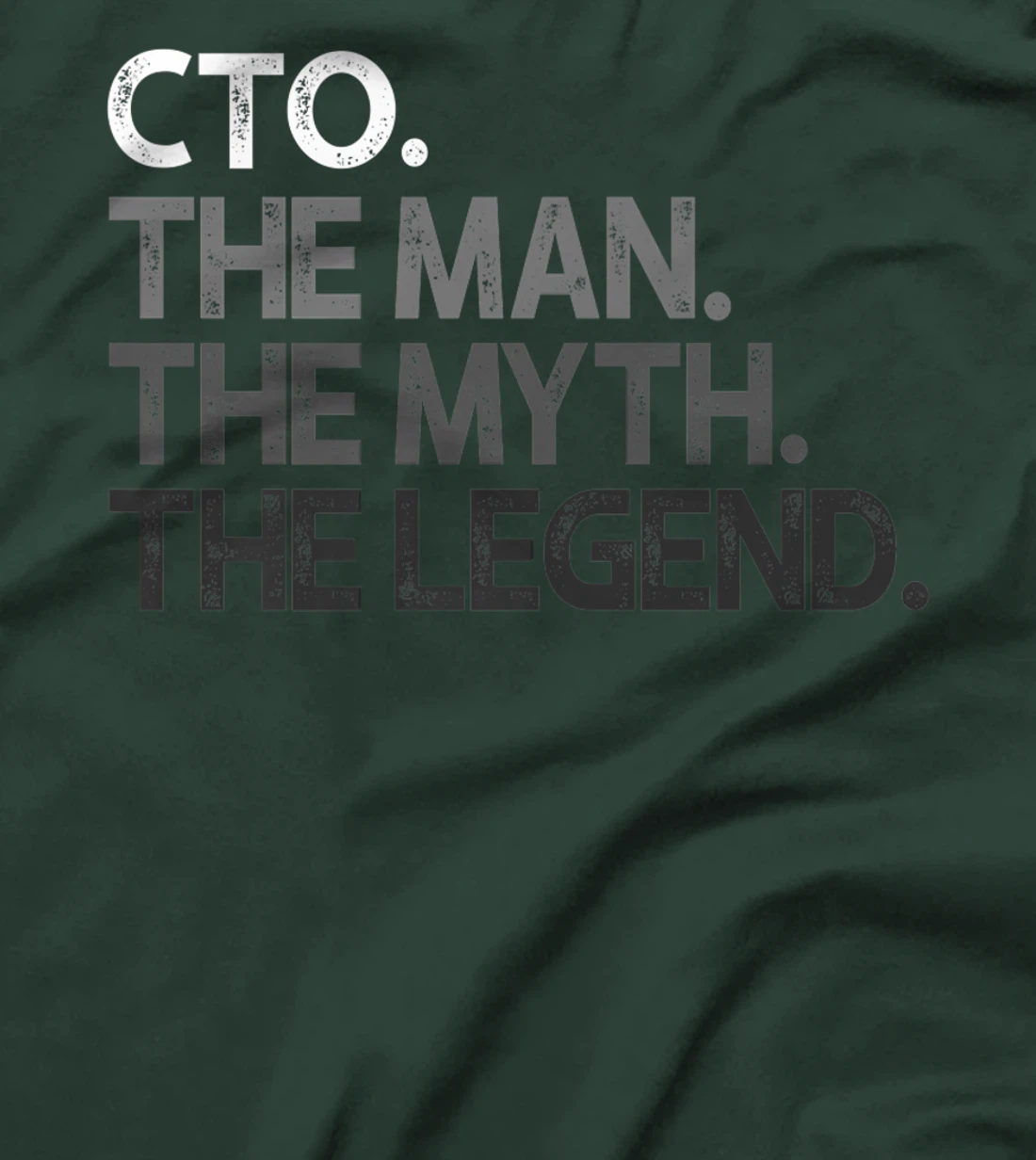 CTO The Man Myth Legend Gift Premium T-Shirt