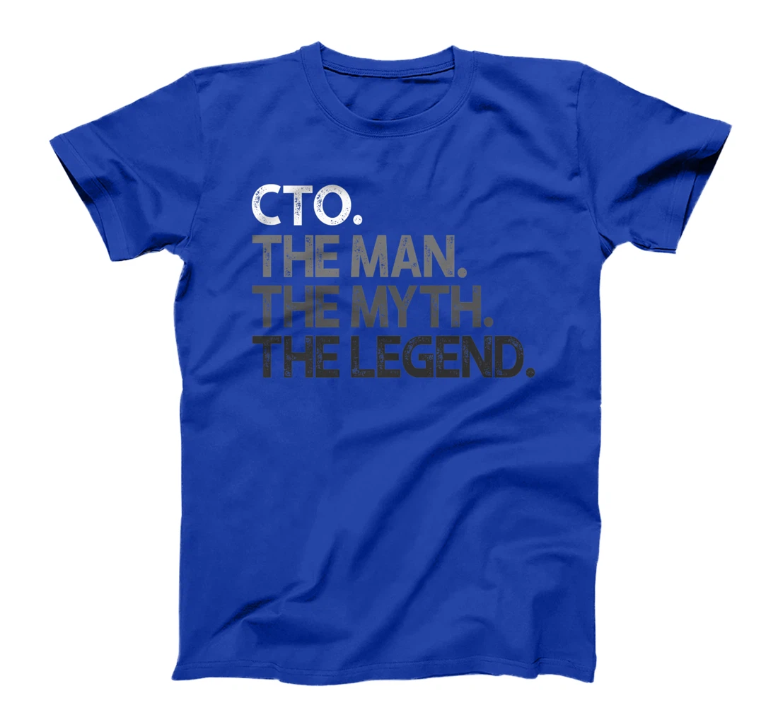 CTO The Man Myth Legend Gift Premium T-Shirt